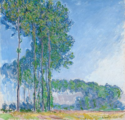 Populieren, 1891 door Claude Monet